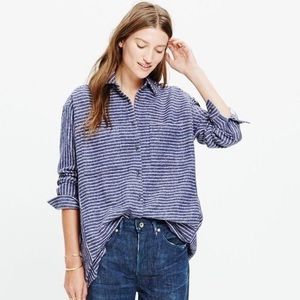 Madewell Sunday stripe Flannel